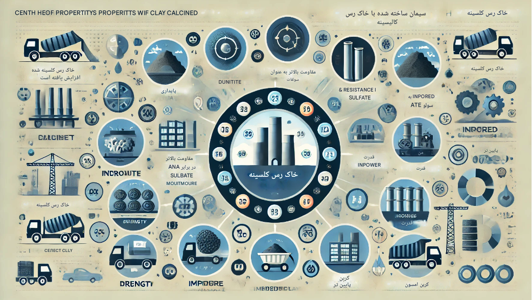 خاک رس کلسینه ..